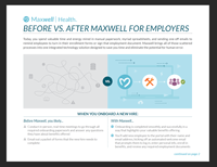 Before vs. After Maxwell For Employers
